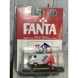 M2 Machines 2022 Premium Fanta 1965 Ford Econoline Delivery Van #A13 1:64 Scale